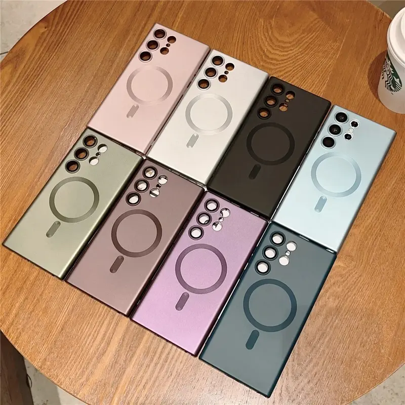 Case Untuk Samsung Galaxy A35 5G / A36 5G / A55 5G / A56 5G / A54 5G / S24 FE / A05S / S23 FE /A15 4G/5G / A34 5G / A14 Soft case wireless MAGSAFE Magnet 8