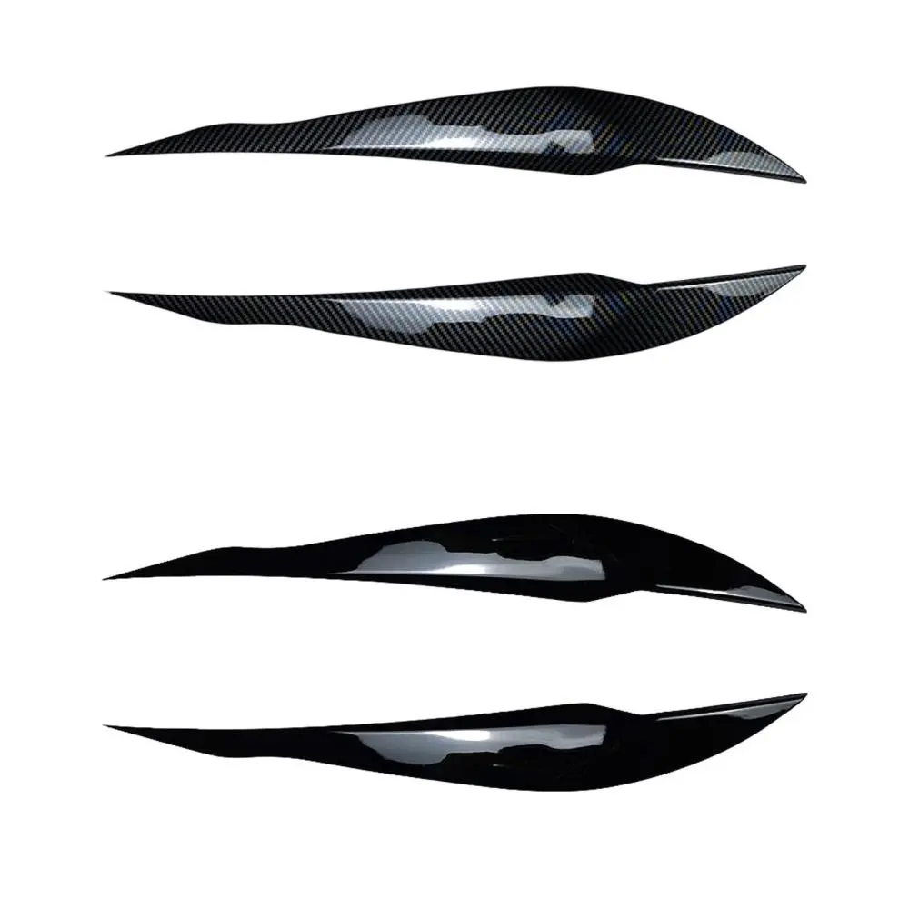 2Pcs Vehicle Headlight Eyebrow Eyelid Cover Trim/ Headlamp Eyelid Overlay Trim/ for BMW 3 Series F30 F31 318i 320i Accessories Durable/