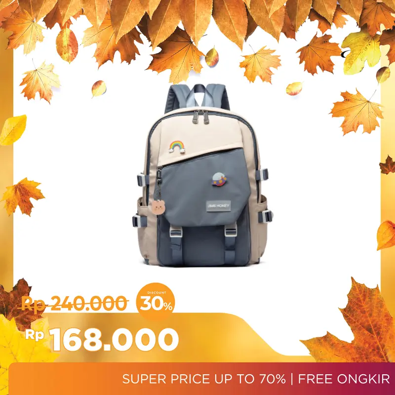 Jims Honey Ransel Unisex Joan Bagpack 0