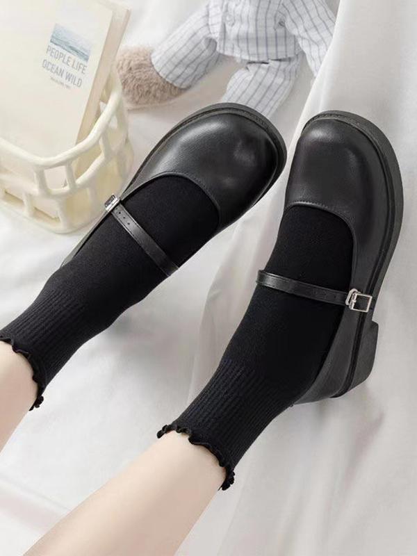 Women's Solid Lettuce Trim Crew Socks, Casual Comfy Breathable Mid-calf Socks for Daily Wear, Multipack Knit Socks for All Seasons 4
