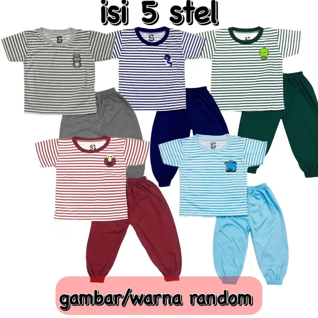 PAKET BAJU SETELAN CP JOGER SALUR  FASHION OBLONG ANAK BAHAN KAOS KATUN BORDIR