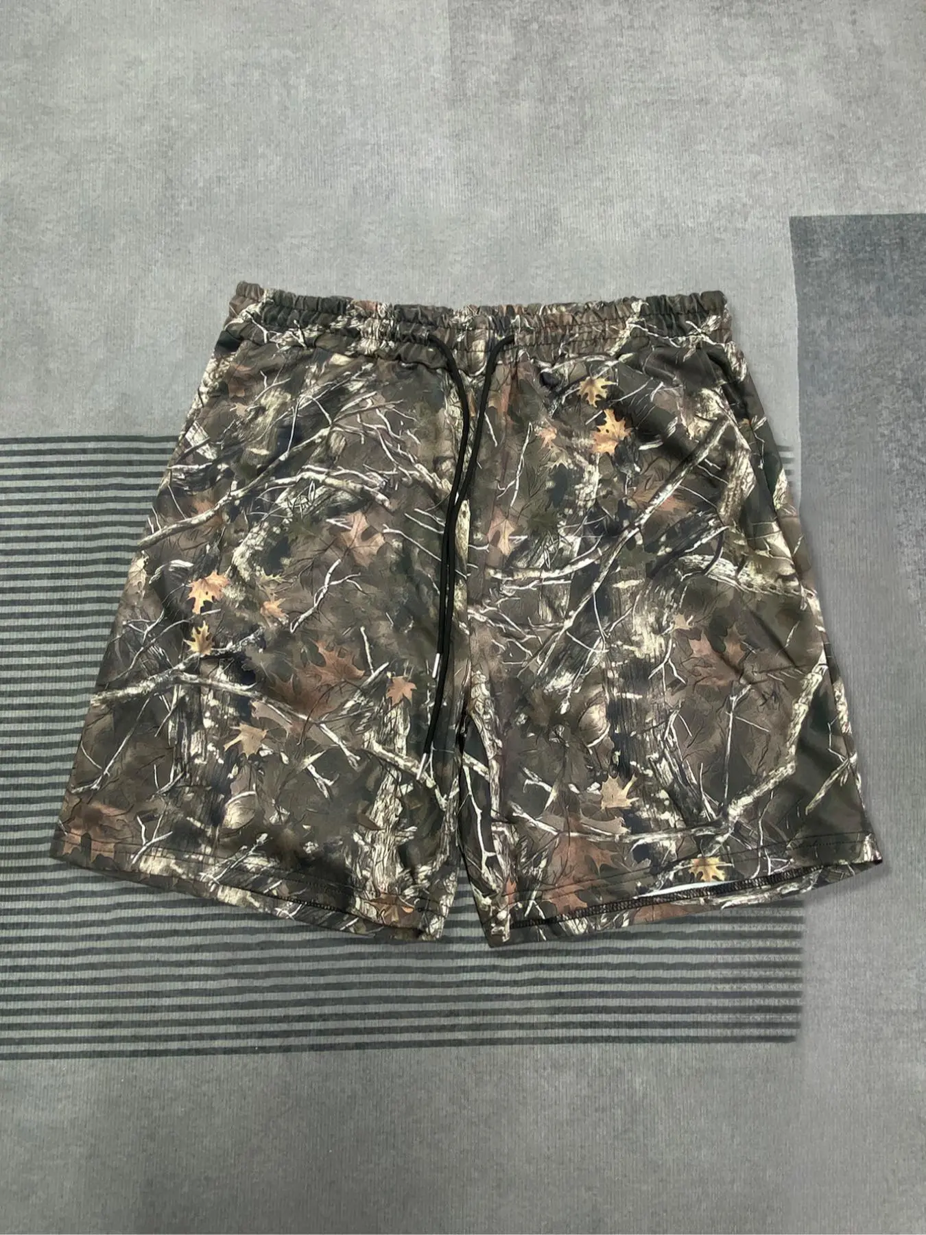 Men's Regular Fit Camo Print French Terry Shorts, Casual Comfy Breathable Shorts for Summer, Men's Bottoms for Daily Wear