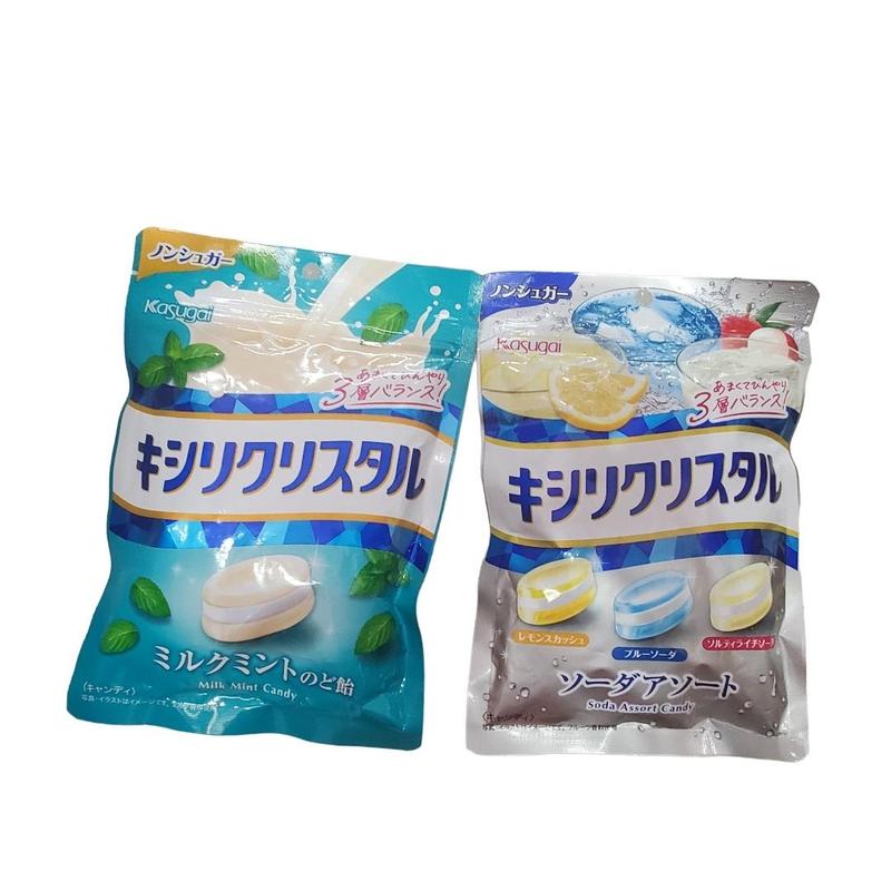 Viên kẹo ngậm bạc hà sữa Kasugai Milk Mint 71g và Soda Assort 63g 5