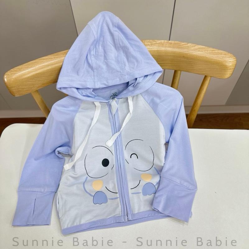 La Pomme - Áo khoác đa năng chống nắng mũ tai gấu đáng yêu chất vải bamboo cho bé từ 12 tháng đến 5 tuổi.