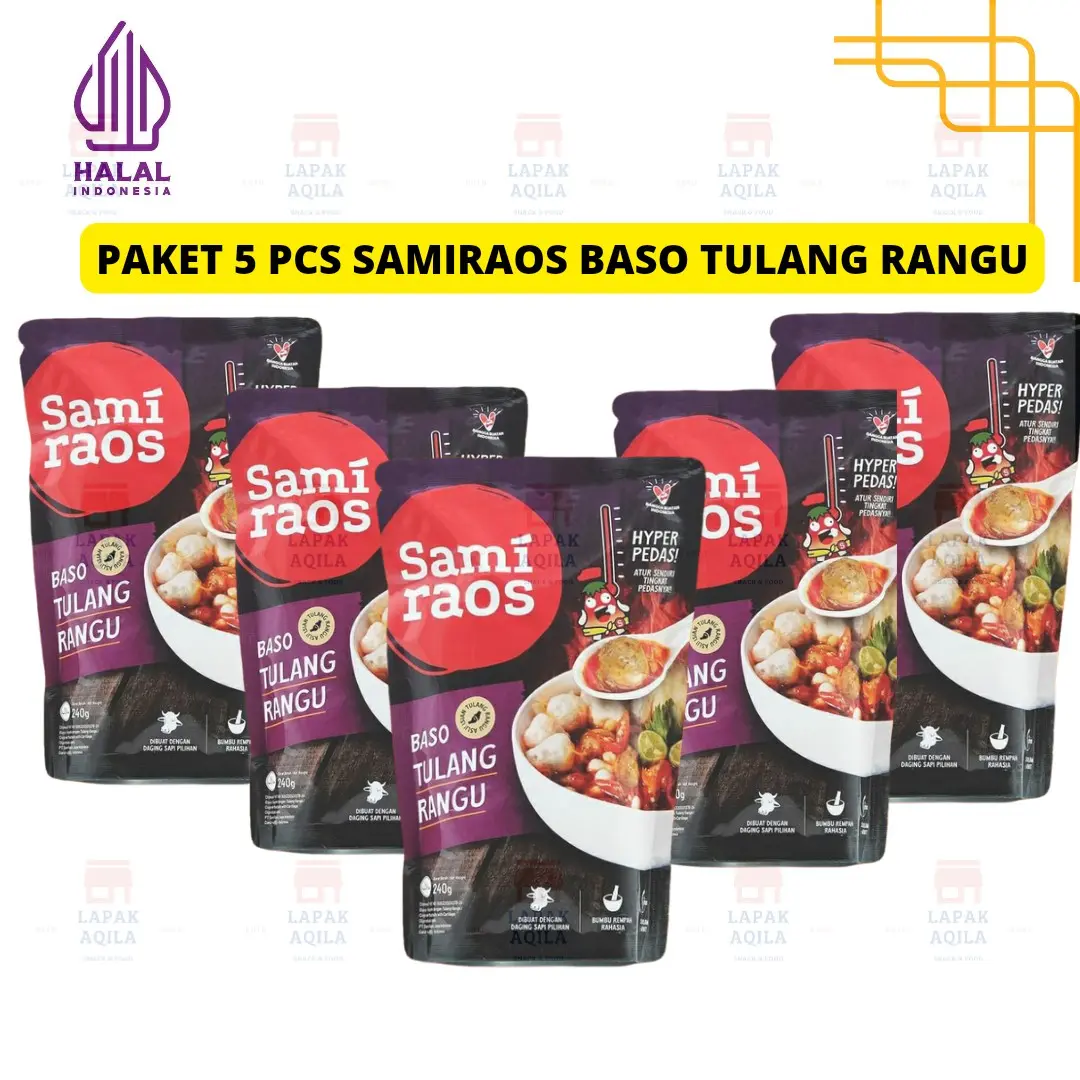 Samiraos Baso Tulang Rangu 5 Pcs