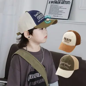3-10 thn | Topi BASEBALL Anak-PARIS TWO TONE x CHIERHS-Unisex-New Korean Model Fashion Anak