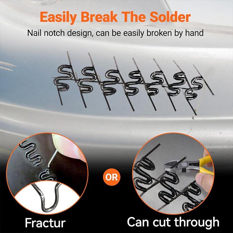 Product Introduction of Mechanical House2 Useful Plastic Stapler Guns Repair Tools 100W High Power Car Bumper Repair Mini Style UK Plug Welding Welder Machine Kit 25