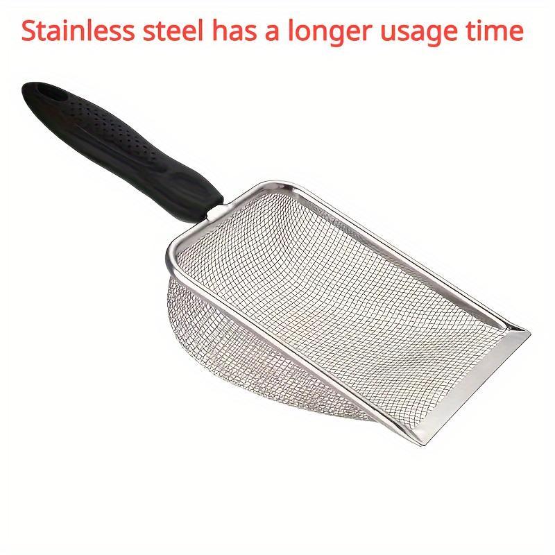 Stainless Steel Pet Litter Scoop, Efficient Litter Scoop for Easy Dog and Cat Waste Removal, Durable and Easy To Clean Design for Long-lasting Use 2