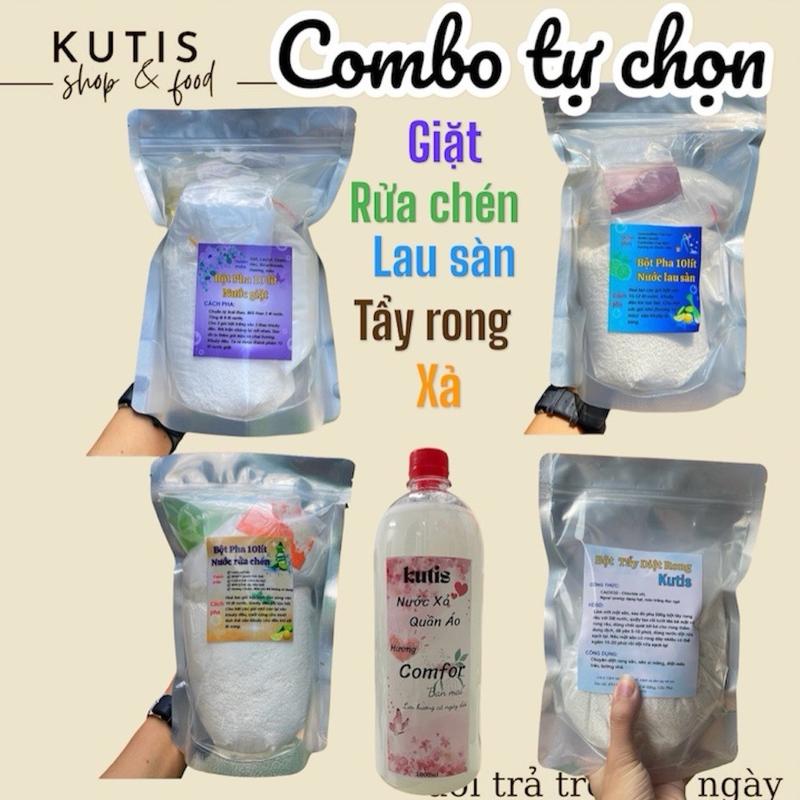 [COMBO ĐẦY ĐỦ] Bột Pha Nước Giặt, Nước Rửa Chén, Nước Lau Sàn, Nước Xả Vải, Tẩy Rong, Tẩy Mốc Quần Áo Làm Sạch xàbông giặtđồ