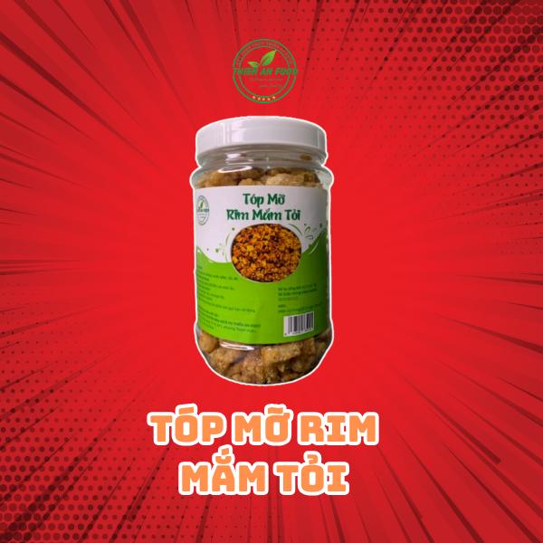 TÓP MỠ DA GIÒN RIM MẮM TỎI 150G THIÊN AN FOOD Snack Ăn Vặt Thức Ăn hơi Cay Chua