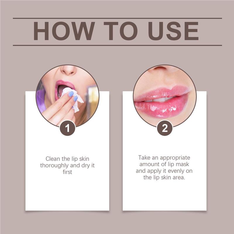Product Introduction of Moisturizing Lip Mask, 6 Counts/set Hydrating Lip Care Mask, Lip Moisturizer, Plumping Lip Balm, Lip Care Product for Women & Girls 7