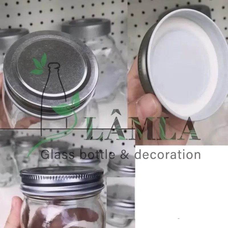 Hũ Thuỷ Tinh Mason Nắp Thiếc 500ml 1000ml - Đựng Gia Vị &  Đựng Đồ Ăn - Đựng Thực Phẩm 2