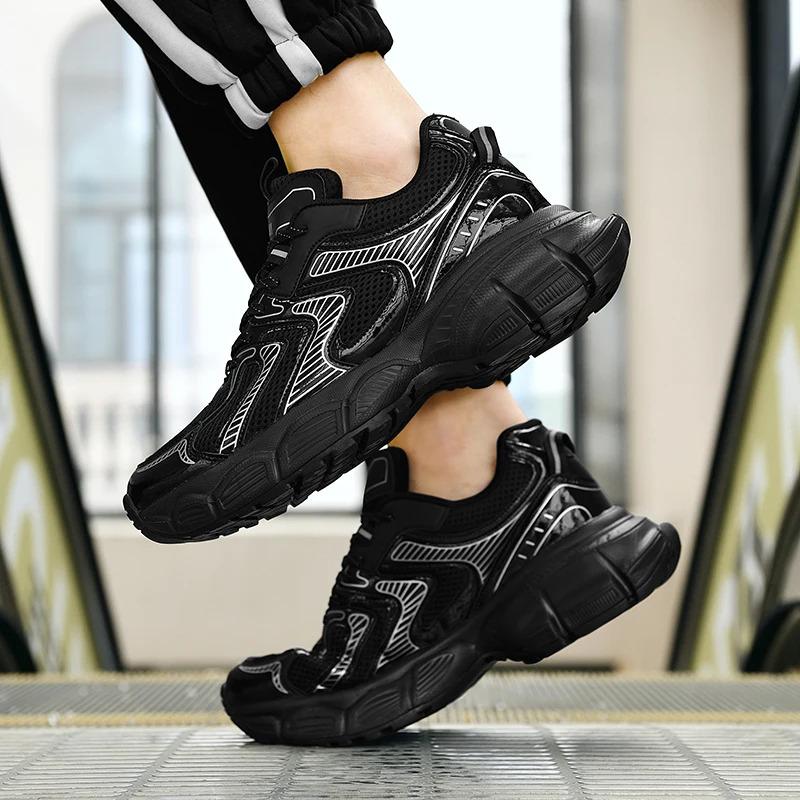 2024 Aanpassen Man Casual Mode Sneakers Snelle Levering Dropshipping Blank Mesh Wandelen Hardlopen Sportschoenen voor Mannen Atletische Hardloper_voghion.com