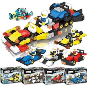 Mobil Racing Nano Block  Bricks Toy Puzzle 3 in 1 / 17 in 4