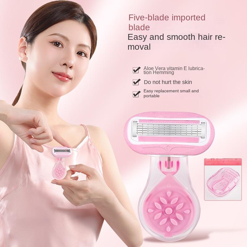 Cross-border Razor for Women, Armpit Hair Removal Tool, Full-body Leg ...