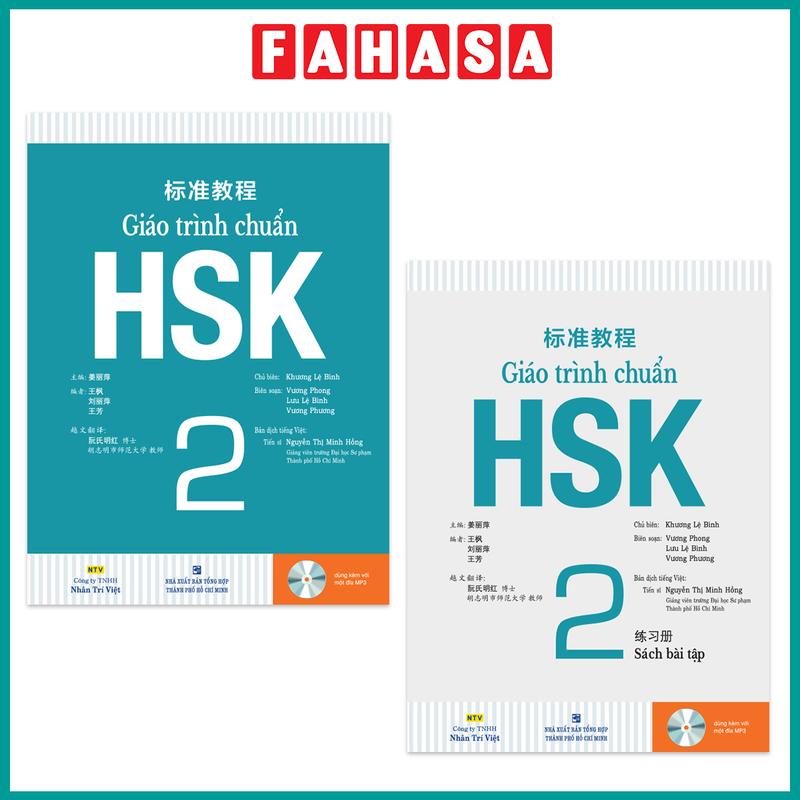 Combo Sách Giáo Trình Chuẩn HSK 2 - Sách Bài Học Và Bài Tập (Bộ 2 Cuốn)