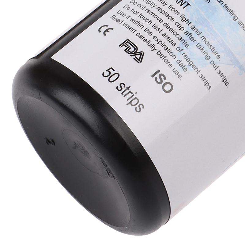 Product Introduction of 50pcs 7 in1 Aquarium Fish Tank Water Tropical PH Test Strips Kit Nitrite Nitrate 35