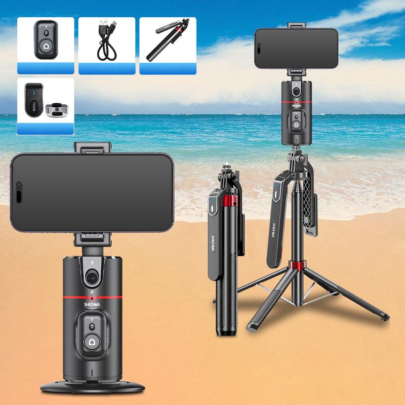 Gậy chụp hình Selfie P180/P185 cầm tay quay video xoay 360 độ cao 1.8m hãng xịn 4 chân siêu chắc chắn quay livestr