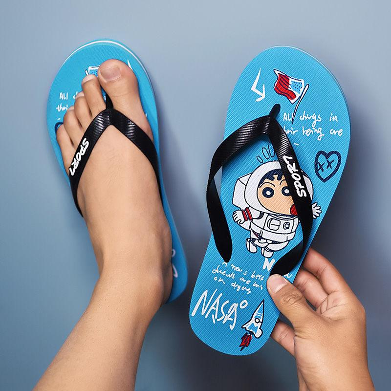 Dép Xỏ Ngón, Bút Chì Màu Xiaoxin Đồng Thương Hiệu Nasa, Dép Lê Nam Thời Trang Trẻ Trung Mùa Hè, Có Thể Đeo Ngoài Trời, Dép Xỏ Ngón Đi Biển, 2024 4