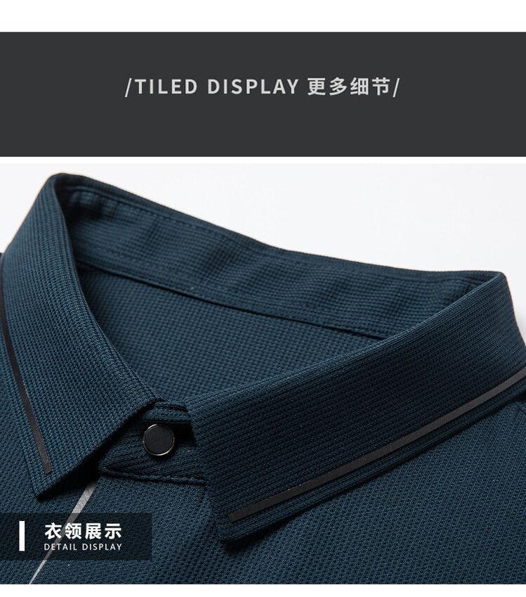 Product Introduction of Áo Thun Nam Ngắn Tay Mùa hè, 100% Cotton Thật, In Ve Áo Nặng, Áo Polo, Dễ Phối Đồ Dáng Rộng Vừa Vặn, Tay Lửng Áo, Dành Cho Nam Giới Menswear Có Cổ 17