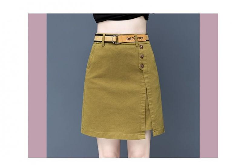 Product Introduction of Chân Váy Chữ A, Dành Cho Nữ, Phong Cách Thường Ngày Cạp Cao, Dáng Ôm, Chân Váy Bodycon Dễ Phối Đồ Lộ Thân, Thanh Lịch, Thời Trang, Hàng Mới Về Năm 2024 Women Khuy 11