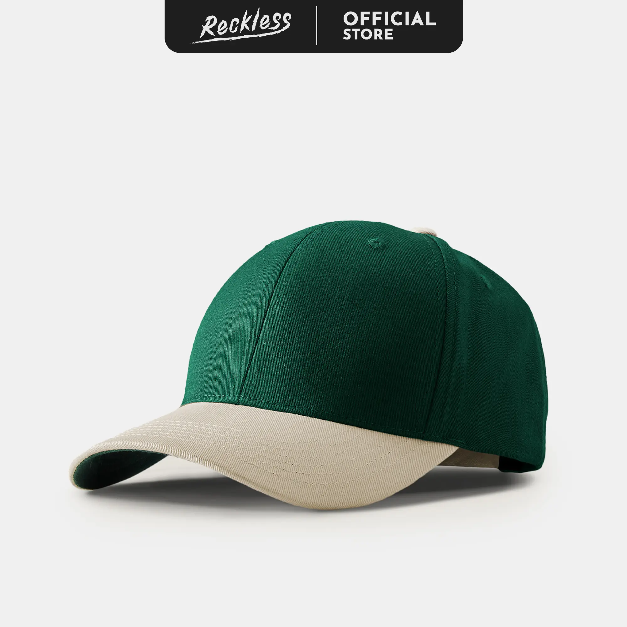 Nón Lưỡi Trai Bóng Chày Reckless - Signature Ballcap - Vải Kaki Cotton