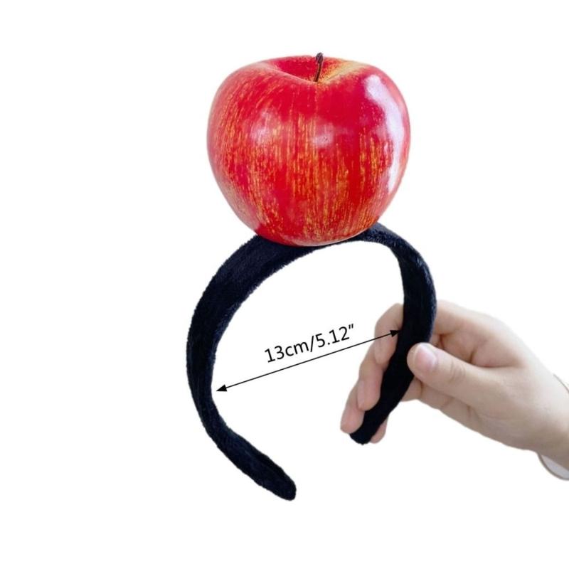 Băng Đô Trái Cây Nhồi Bông Thiết Kế Hoạt Hình Dễ Thương, Băng Đô Rửa Mặt Vui Nhộn Băng Đô Cà Rốt, Thích Hợp Cho Trang Phục Dự Tiệc, Vòng Cài Tóc Rau Củ 2