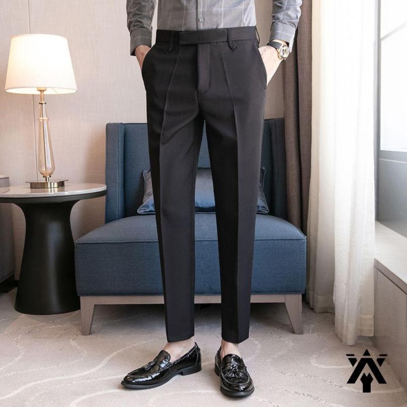 Quần Tây Nam ANYOUNG Quần Âu Nam Nữ Dấu Khuy Cao Cấp  Phong Cách Hàn Quốc Sang Trọng Lịch Sự Không Nhăn Không Bai Xu QD332