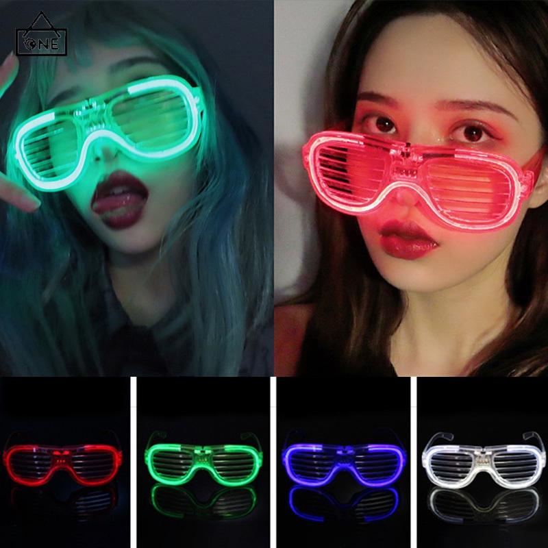 【Bailliff】ผ้าม่าน LED แว่นตาส่องสว่างแว่นตาพรหมเรืองแสงแสงเย็น KTV Bar อุปกรณ์เหตุการณ์ คริสต์มาส 5