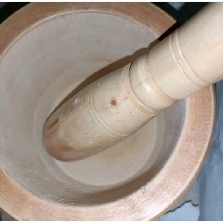 lesung kayu uk jumbo+penumbuknya 0