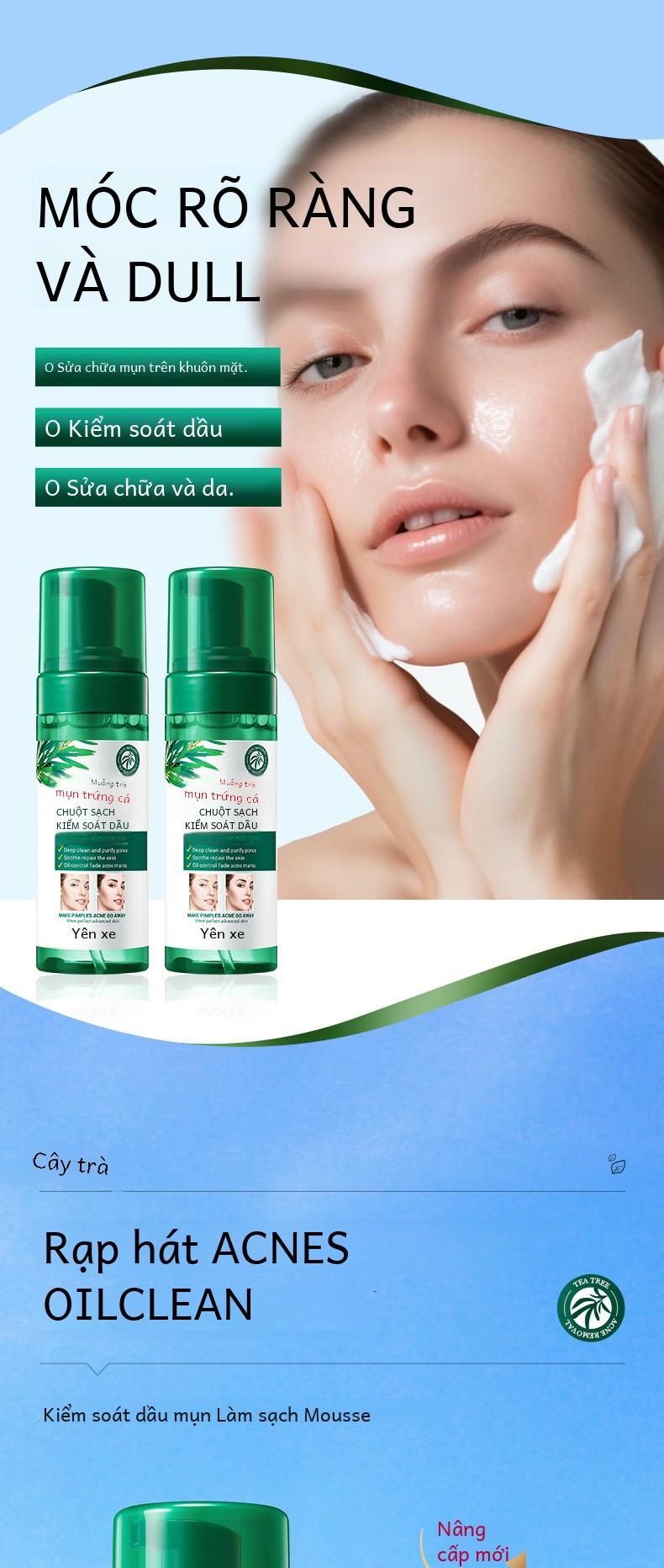 Product Introduction of Bộ Chăm Sóc Da Cây Trà, SADOER, 5 Món, Làm Sạch, Dưỡng Ẩm, Dưỡng Ẩm Skincare Làm Đẹp Da Serum Cho Bé sữa _ 1