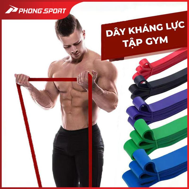 Dây kháng lực tập gym hỗ trợ lên xà power band đàn hồi cao su tập tay chân Tập Chân Tập Cơ Tay