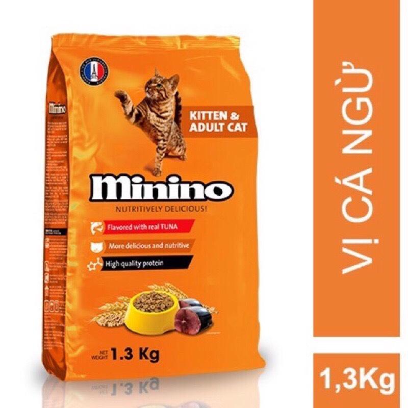 Minino Cá Ngừ 1.3kg Thức ăn cho mèo ( Chất Lượng ) khô  mèo