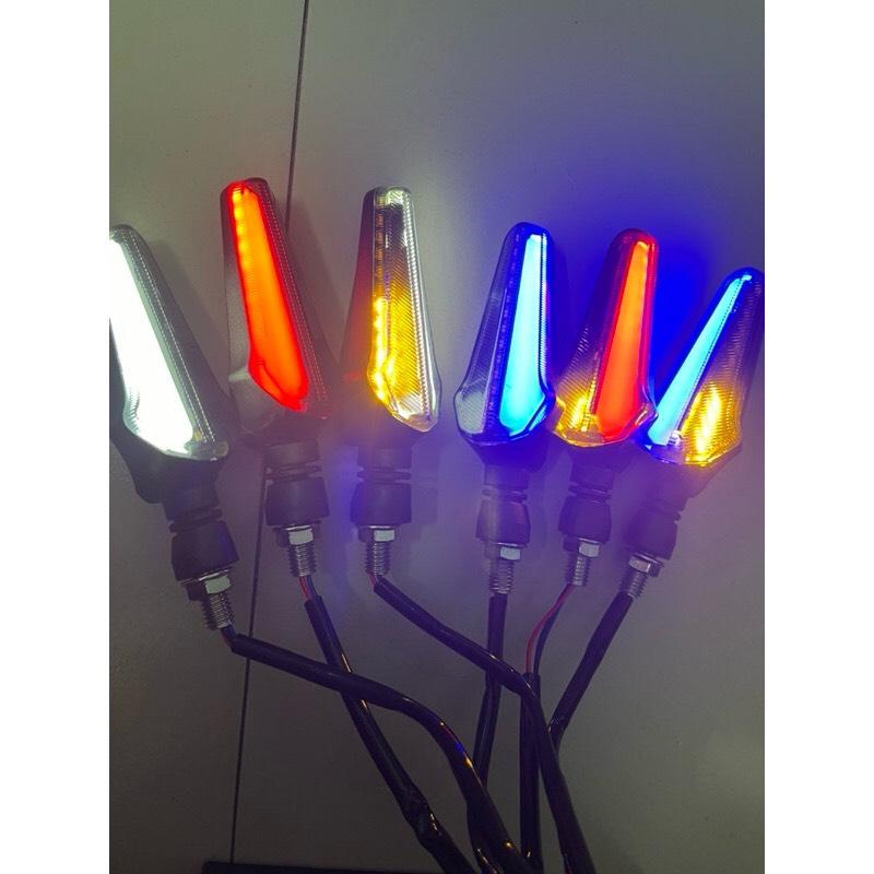 Xi nhan L21 hình lưỡi kiếm audi led đuổi cho xe điện xe máy 12V xi  nhan