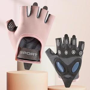 Guantes de entrenamiento de halterofilia, guantes de fitness antideslizantes y transpirables (1 par), guantes de entrenamiento de culturismo para gimnasio, guantes deportivos para hombre y mujer, guantes para ciclismo