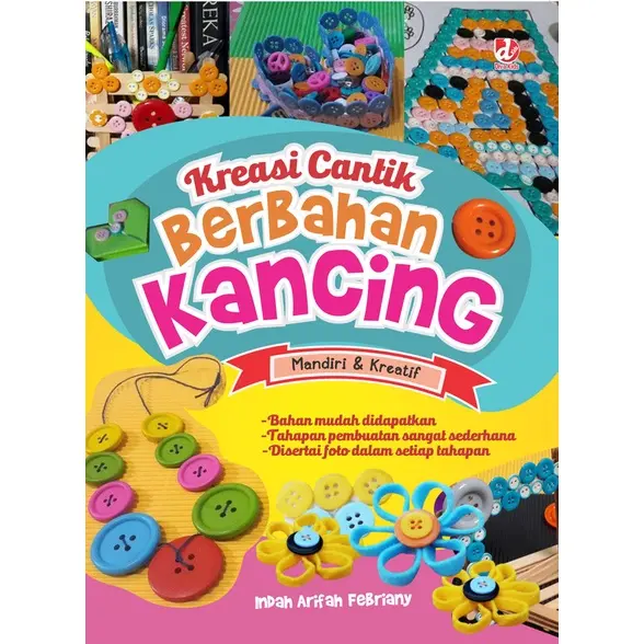 Buku Kreasi Cantik Berbahan Kancing - DIVA Press