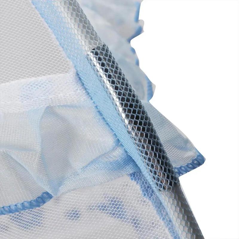 Product Introduction of Three-door Folding Yurt Mosquito Net For Bed Insect Repellent Full Bottom Zipper Double Bed Portable Canopy Camping Net Tents 6