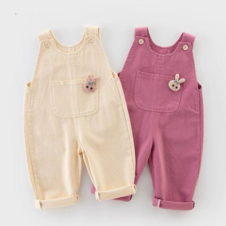 Quần Yếm Cotton, Cho Bé Gái, Thích Hợp Cho Mùa Xuân Và Mùa Thu, Cho Bé 1-3 Tuổi, Quần Yếm Phong Cách Phương Tây, Quần Trẻ Em, Quần Áo Mùa Thu Jumpsuit 7