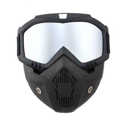 Outdoor Sport Windproof Mask Goggle HD Bicycle Glasses Eyewear Riding Suv Summer Uv Protection Sunglasses Full Face Protective Mask 9
