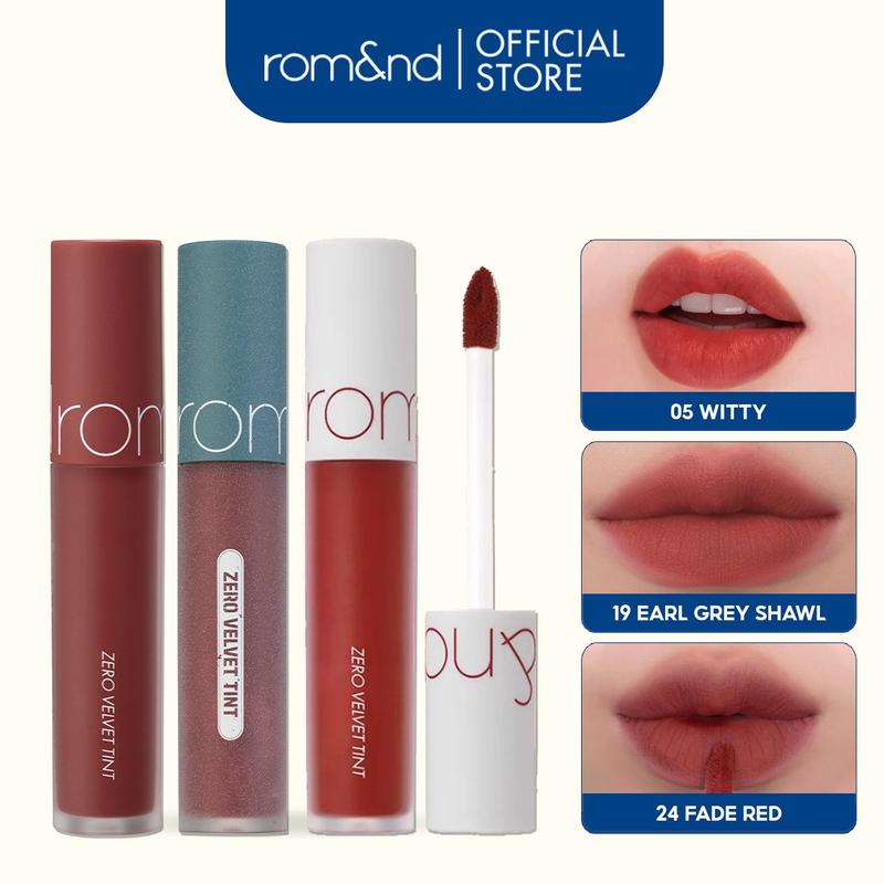 [Rom&nd] Son Kem Lì Trang Điểm Hàn Quốc Romand Zero Velvet Tint 5.5g