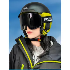 SELL PROPRO Winter Outdoor Snowboarding Helmet Molded Safety Sports Cycling Safety Men Women Motorcycle Snowmobile Helmet Winter