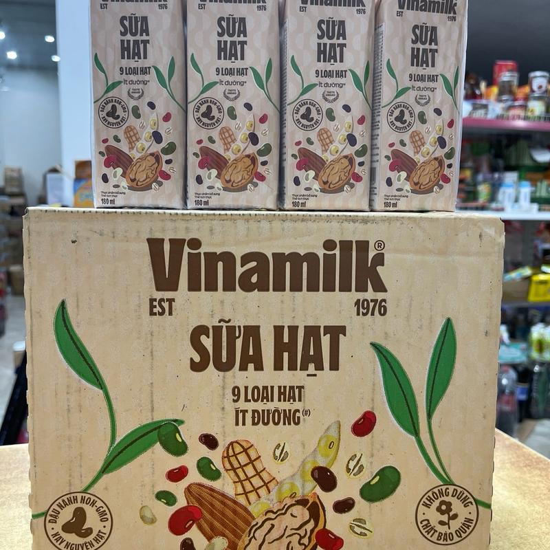 Thùng sữa super Nut sữa 9 hạt vinamilk 24 hộp x180ml sữa hạt
