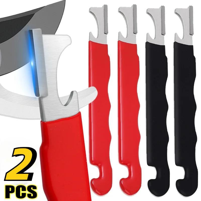 2PCS Precision Edge Professional Kitchen Knife Scissors Sharpener ...