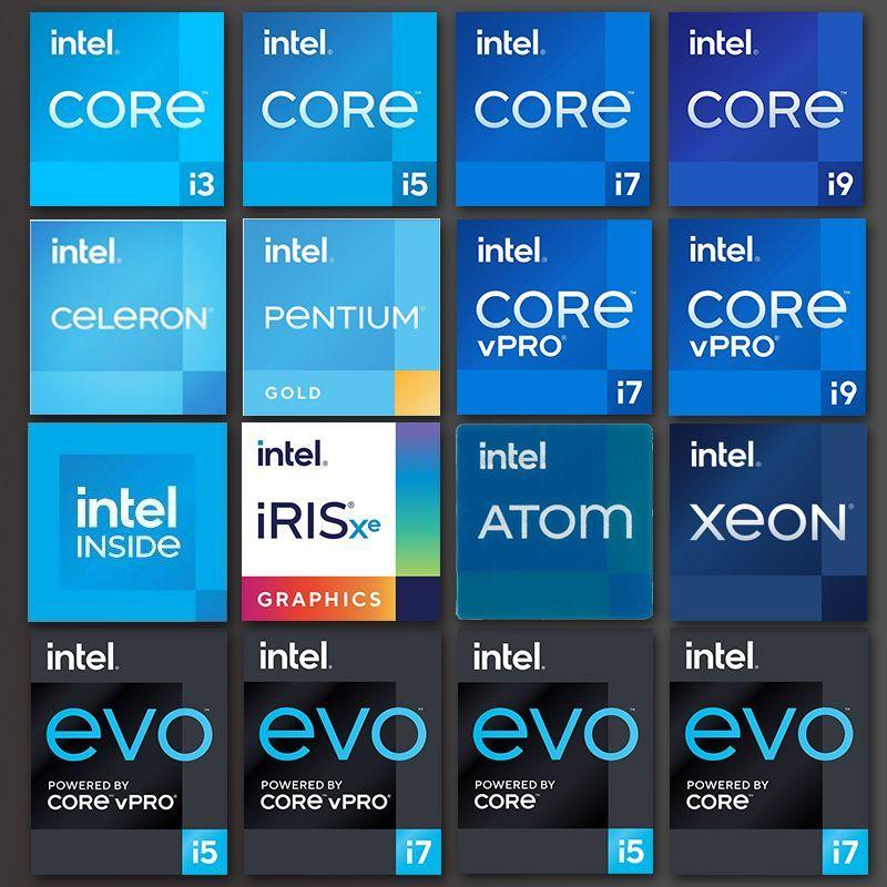สติ๊กเกอร์ชิป CPU คอมพิวเตอร์ Intel11 12 รุ่น ของแท้และของแท้น้ำหนัก ...