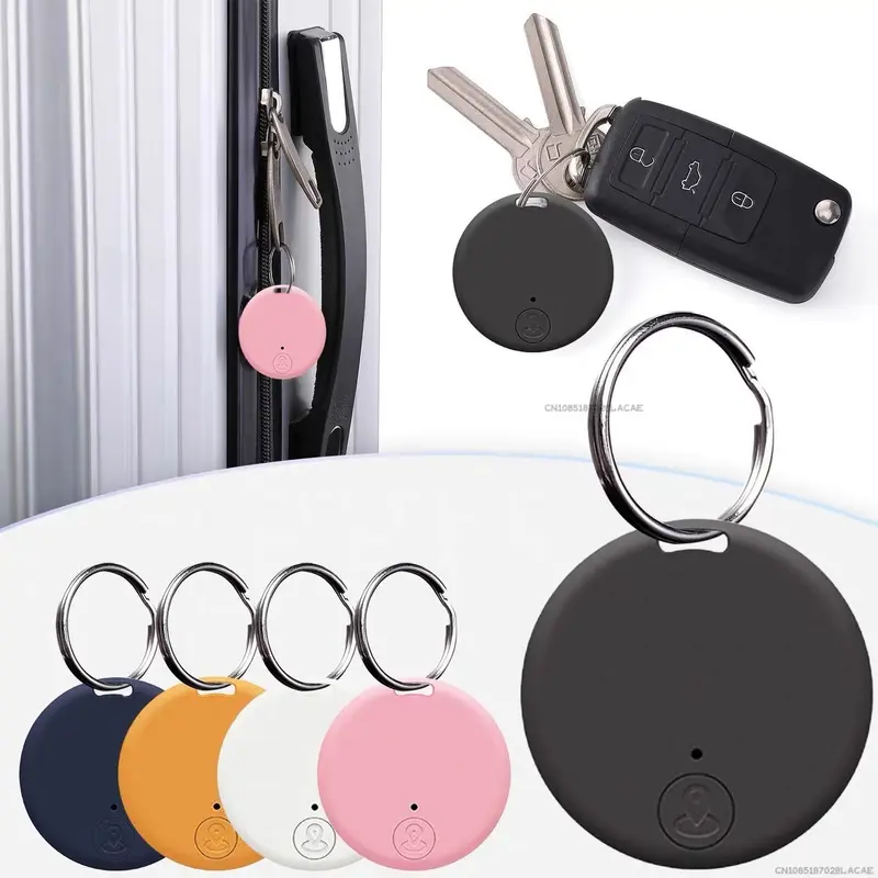 Thiết bị theo dõi Bluetooth mini, thiết bị thông minh chống thất lạc, định vị GPS, theo dõi cho vật nuôi, ứng dụng điều khiển móc chìa khóa ví, tương thích với điện thoại IOS và Android 3