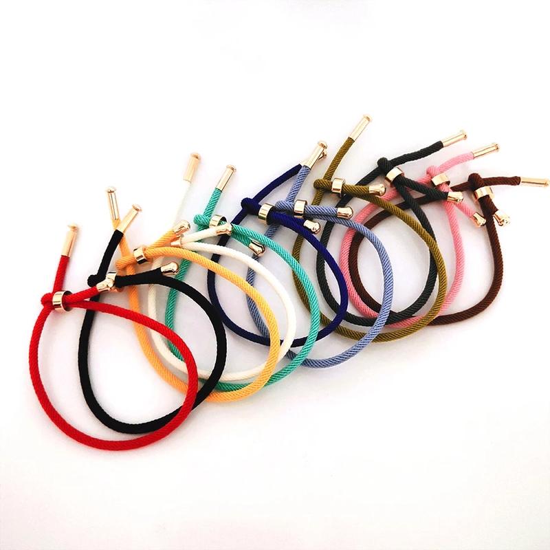 Gelang Tali serut Polos untuk liontin huruf atau Ema BISA COD Pria Bracelets Jewellery 0
