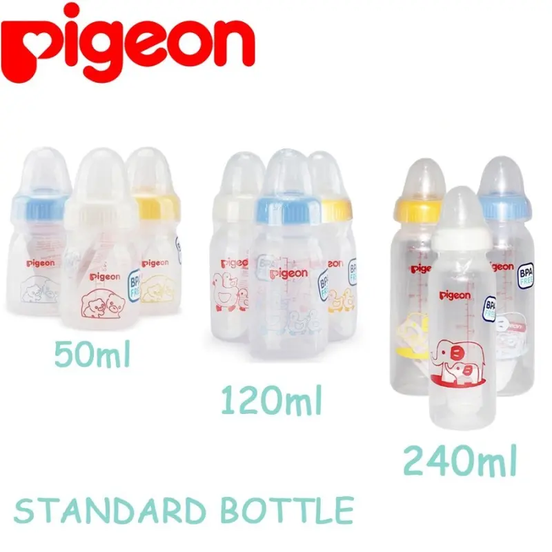 Pigeon Botol Assorted Standard / Botol Standart MM / Botol Susu Bayi 1