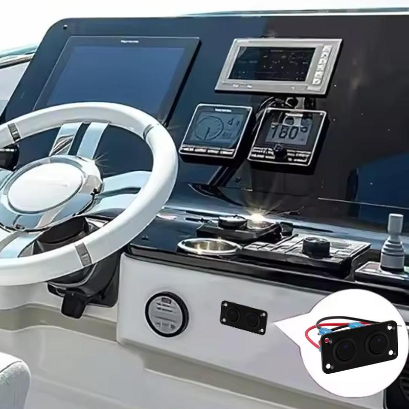 Product Introduction of Marine Switch Panel, Rv Toggle Switch Panel, Marine Panel Socket Ignition Switch Panel Multi-Function Car Panel 25