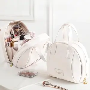 Portable waterproof makeup organizer bag Portable large capacity shell high value storage bag