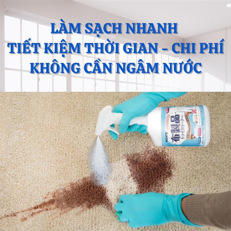 [Siêu Sạch] Chai xịt vệ sinh ghế sofa, nỉ, gấu bông, nước giặt nệm, rèm cửa, thảm, nước giặt khô 450ml 3